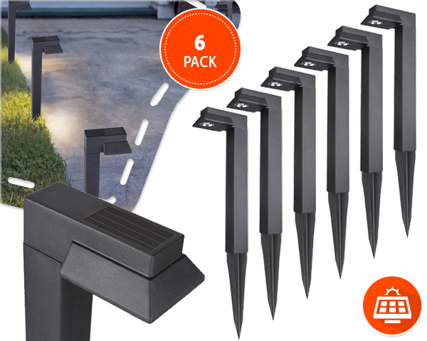 1 Day Fly - Zes Strakke Design Led Solar Tuinlantaarns 1 Day Fly - Zes Strakke Design Led Solar Tuinlantaarns