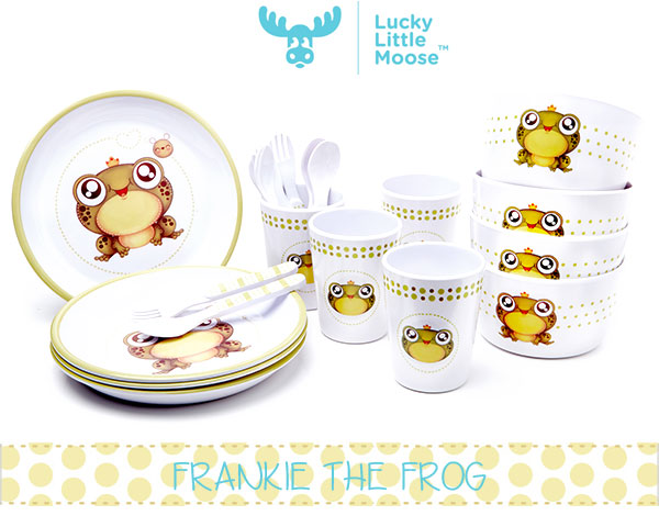 1 Day Fly Lady - 20-Delige Lucky Little Moose Serviesset Voor Kinderen 1 Day Fly Lady - 20-Delige Lucky Little Moose Serviesset Voor Kinderen