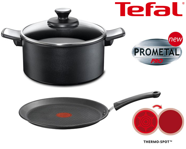 1 Day Fly Lady - 2-Delige Tefal Pannenset