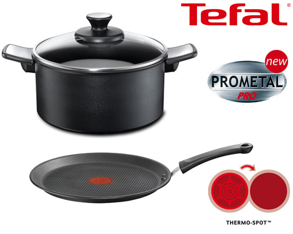 1 Day Fly Lady - 2-Delige Tefal Pannenset 1 Day Fly Lady - 2-Delige Tefal Pannenset