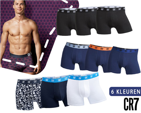 1 Day Fly Lady - 3-​Pack Cristiano Ronaldo Cr7 Boxershorts