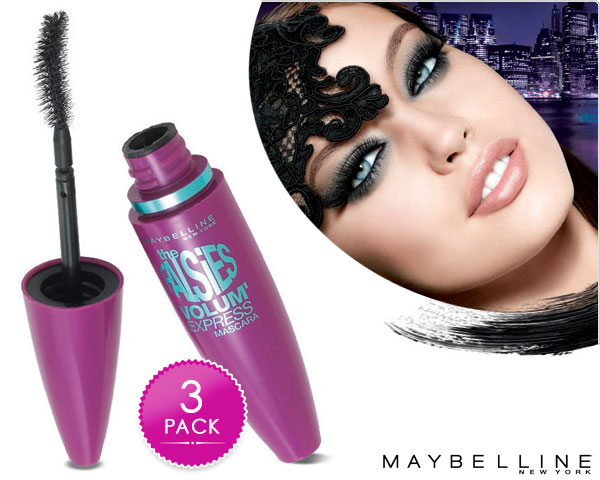 1 Day Fly Lady - 3-​Pack Maybelline The Falsies Volum' Express Mascara