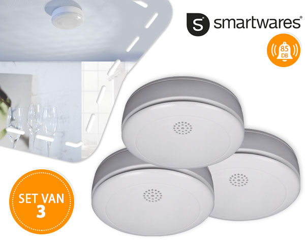 1 Day Fly Lady - 3-Pack Smartwares Rookmelder 1 Day Fly Lady - 3-Pack Smartwares Rookmelder