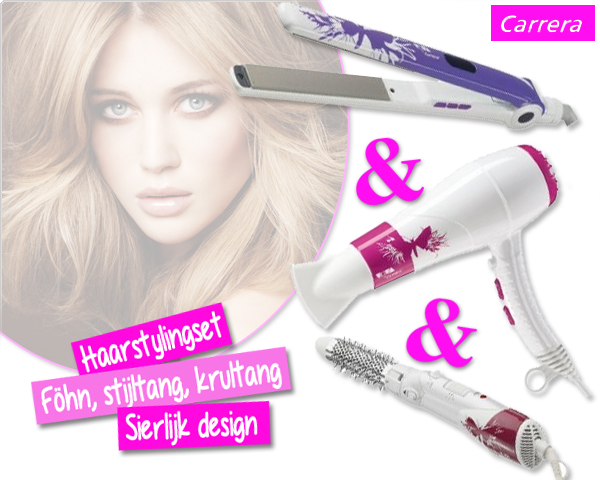 1 Day Fly Lady - 3-Delige Haarstylingset Van Carrera