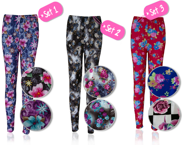 1 Day Fly Lady - 3-Pack Vrolijke Bloemenlegging 1 Day Fly Lady - 3-Pack Vrolijke Bloemenlegging