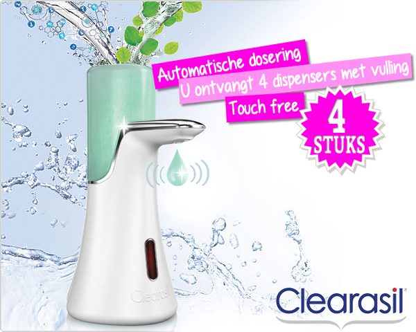 1 Day Fly Lady - 4-​Pack Clearasil Automatische Dispenser