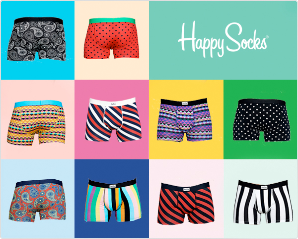 1 Day Fly Lady - 4-Pack Happy Socks Boxershorts 1 Day Fly Lady - 4-Pack Happy Socks Boxershorts