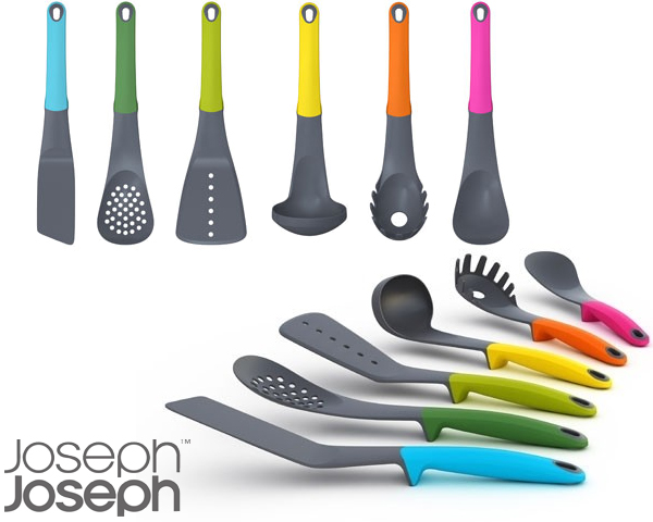1 Day Fly Lady - 6-Delige Kookgerei Set Van Joseph Joseph 1 Day Fly Lady - 6-Delige Kookgerei Set Van Joseph Joseph