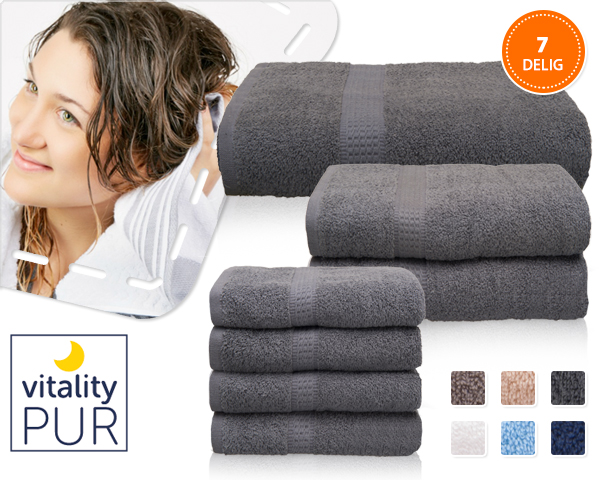 1 Day Fly Lady - 7-Pack Vitality Pur Luxe Badlinnen 1 Day Fly Lady - 7-Pack Vitality Pur Luxe Badlinnen