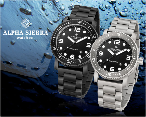 1 Day Fly Lady - Alpha Sierra Seawolf Herenhorloge