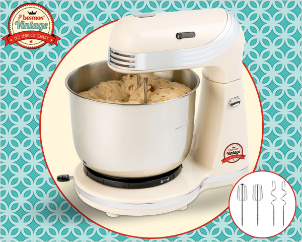 1 Day Fly Lady - Bestron Vintage Keukenmixer 1 Day Fly Lady - Bestron Vintage Keukenmixer