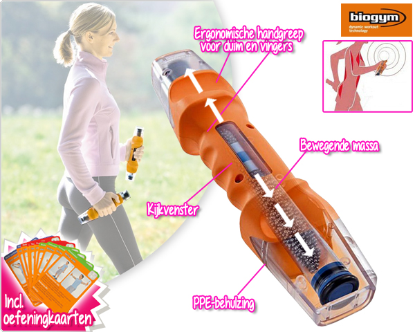 1 Day Fly Lady - Biogym Bodyshaker Voor Mooie Strakke Armspieren