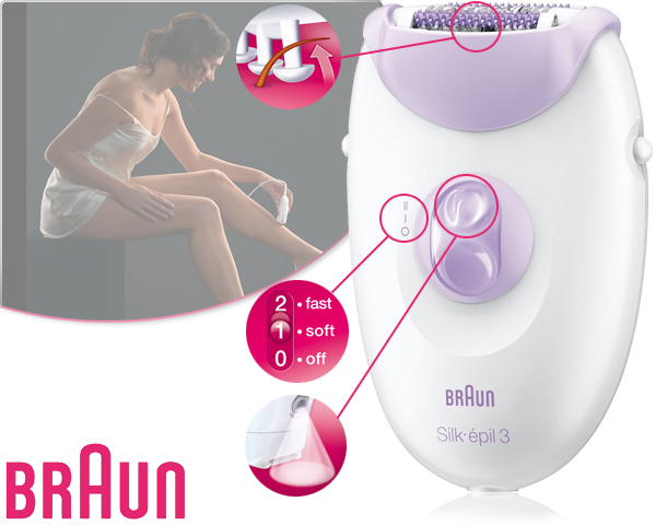 1 Day Fly Lady - Braun Silkepil Voor Zacht Epileren 1 Day Fly Lady - Braun Silkepil Voor Zacht Epileren