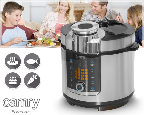 1 Day Fly Lady - Camry Multicooker Voor Supersnel Koken 1 Day Fly Lady - Camry Multicooker Voor Supersnel Koken