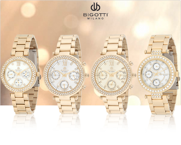 1 Day Fly Lady - Chique Gouden Bigotti Milano Dameshorloge 1 Day Fly Lady - Chique Gouden Bigotti Milano Dameshorloge