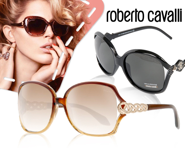 1 Day Fly Lady - Chique Roberto Cavalli Oversized Zonnebrillen 1 Day Fly Lady - Chique Roberto Cavalli Oversized Zonnebrillen