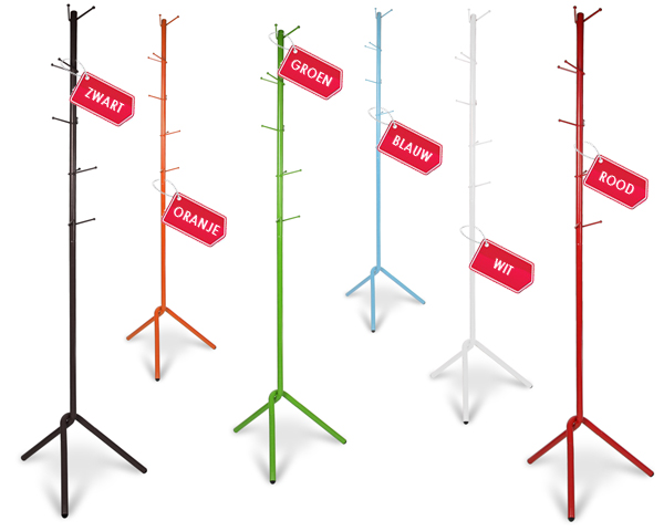 1 Day Fly Lady - Design Kapstok In 6 Verschillende Kleuren 1 Day Fly Lady - Design Kapstok In 6 Verschillende Kleuren