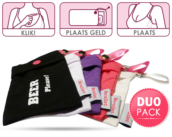 1 Day Fly Lady - Duopack Brallet Beha Portemonnee 1 Day Fly Lady - Duopack Brallet Beha Portemonnee