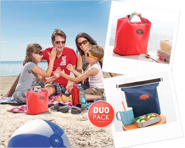 1 Day Fly Lady - Duopack Lunch-Koeltasjes 1 Day Fly Lady - Duopack Lunch-Koeltasjes
