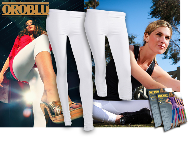 1 Day Fly Lady - Duopack Oroblu Witte Legging 1 Day Fly Lady - Duopack Oroblu Witte Legging