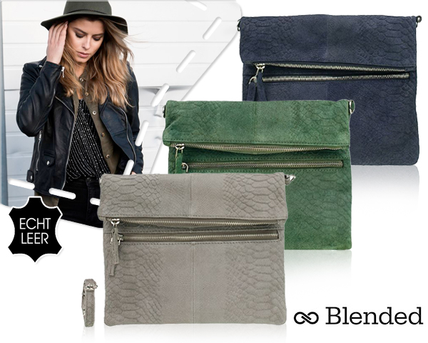 1 Day Fly Lady - Echt Leren Blended Schoudertas 1 Day Fly Lady - Echt Leren Blended Schoudertas