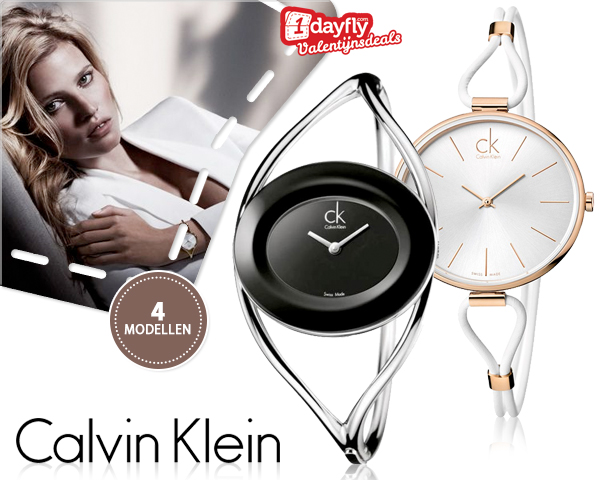 1 Day Fly Lady - Elegant Calvin Klein Dameshorloge Naar Keuze