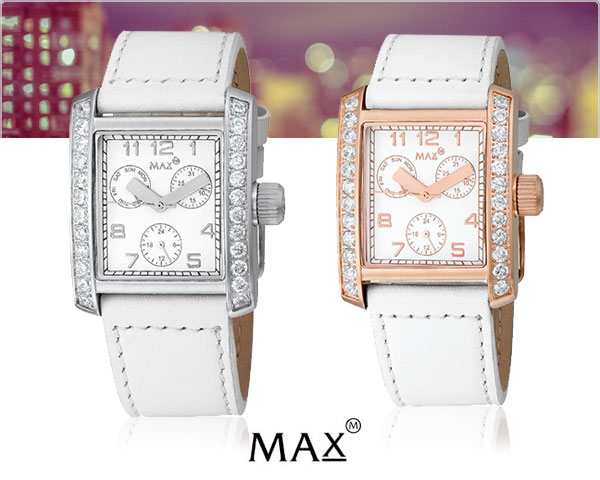 1 Day Fly Lady - Elegant Square Max Horloge