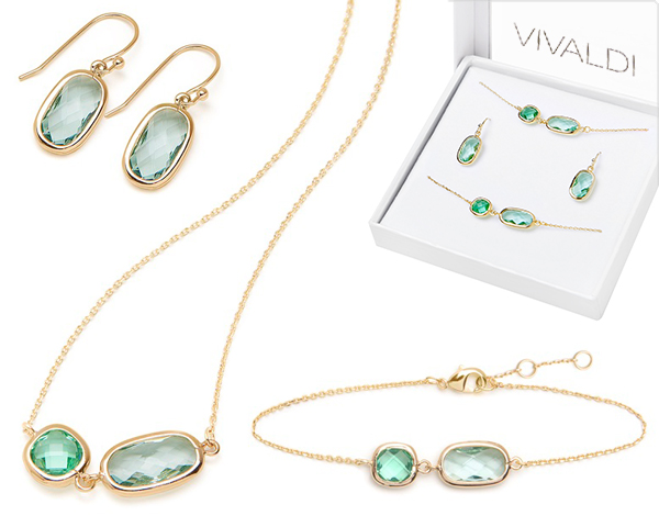 1 Day Fly Lady - Elegante 3-Delige Vivaldi Sieradenset 1 Day Fly Lady - Elegante 3-Delige Vivaldi Sieradenset