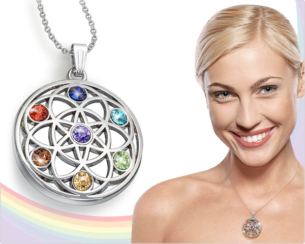 1 Day Fly Lady - Elegante Chakra Collier 1 Day Fly Lady - Elegante Chakra Collier