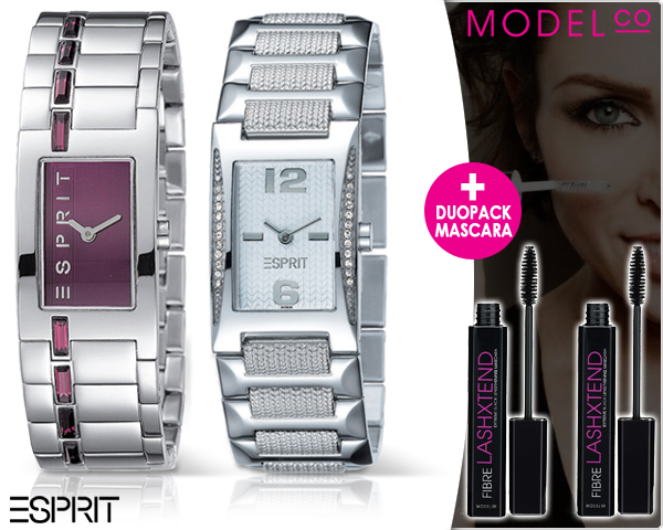 1 Day Fly Lady - Esprit Horloge + Duopack Mascara