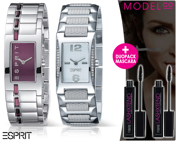 1 Day Fly Lady - Esprit Horloge + Duopack Mascara 1 Day Fly Lady - Esprit Horloge + Duopack Mascara