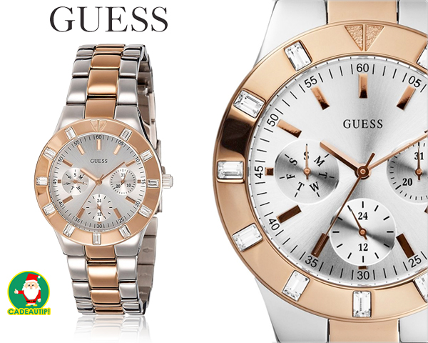 1 Day Fly Lady - Exclusief Guess Glisten Dameshorloge 1 Day Fly Lady - Exclusief Guess Glisten Dameshorloge