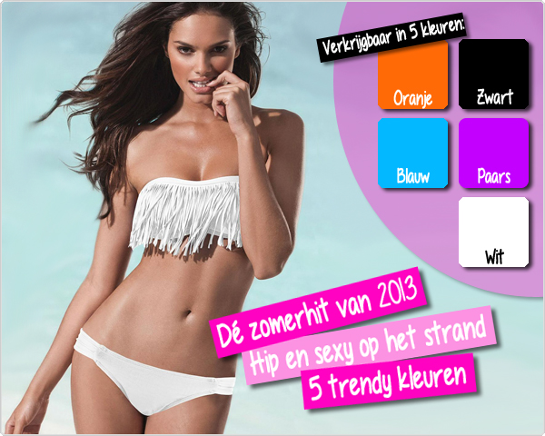 1 Day Fly Lady - Fringe Bikini, De Trend Van Deze Zomer
