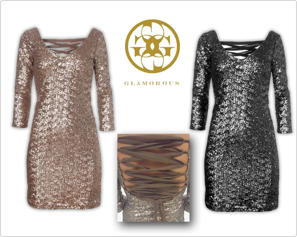 1 Day Fly Lady - Glamorous Pailletten Jurk 1 Day Fly Lady - Glamorous Pailletten Jurk