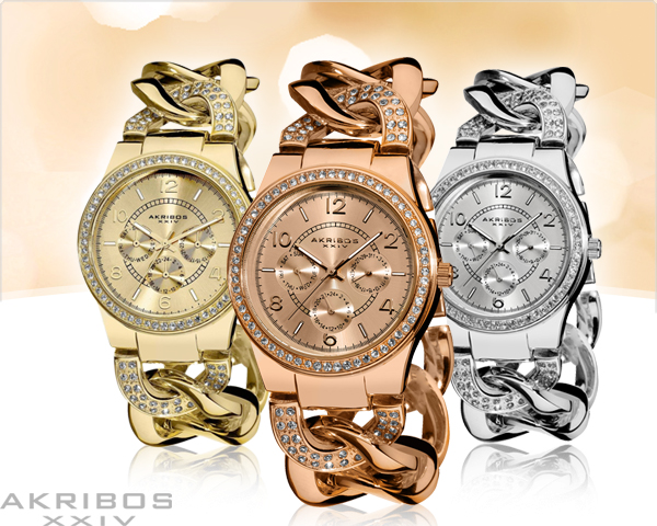 1 Day Fly Lady - Glitter En Glamorous Akribos Horloge 1 Day Fly Lady - Glitter En Glamorous Akribos Horloge