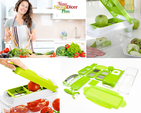 1 Day Fly Lady - Handige Snijmachine Voor Snijden, Hakken En Raspen 1 Day Fly Lady - Handige Snijmachine Voor Snijden, Hakken En Raspen