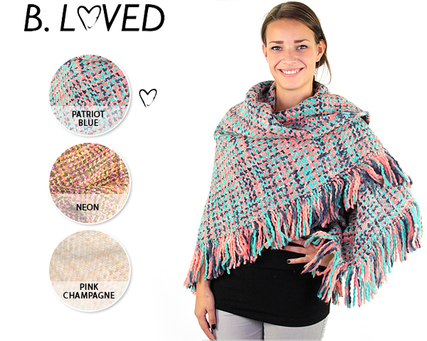 1 Day Fly Lady - Heerlijk Zachte B.Loved Omslagsjaal 1 Day Fly Lady - Heerlijk Zachte B.Loved Omslagsjaal