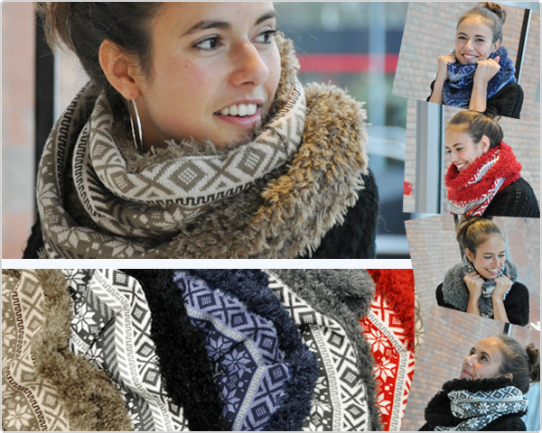 1 Day Fly Lady - Heerlijke Wintersjaals Met Print In Meerdere Kleuren 1 Day Fly Lady - Heerlijke Wintersjaals Met Print In Meerdere Kleuren