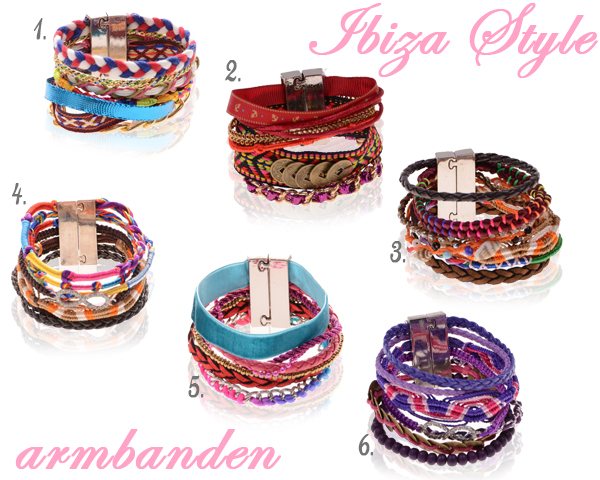 1 Day Fly Lady - Ibiza Style Armbanden 1 Day Fly Lady - Ibiza Style Armbanden