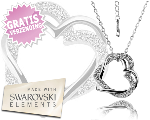 1 Day Fly Lady - Ketting Met Swarovski Elementen 1 Day Fly Lady - Ketting Met Swarovski Elementen