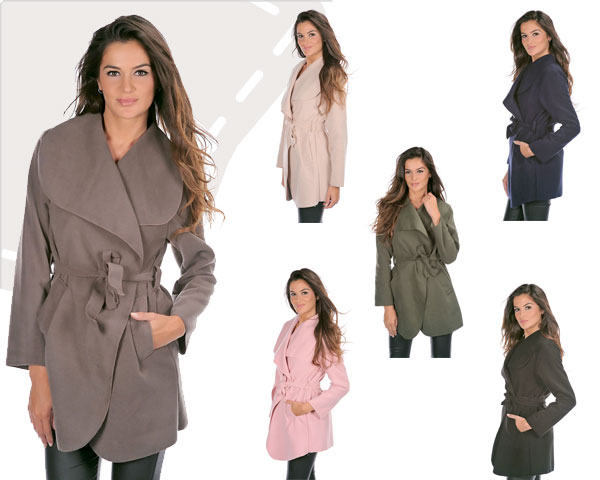 1 Day Fly Lady - Klassieke En Tijdloze Trenchcoat