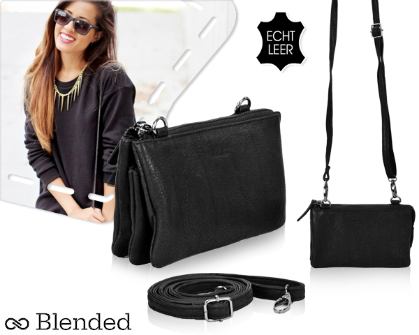 1 Day Fly Lady - Leren Blended Clutch Voor Dames