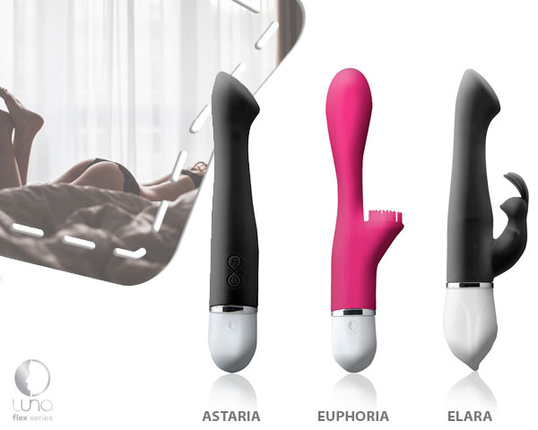 1 Day Fly Lady - Luna Flex Vibrator In 3 Modellen