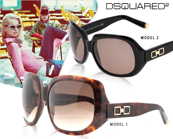 1 Day Fly Lady - Luxe Oversized Dsquared Dames Zonnebrillen 1 Day Fly Lady - Luxe Oversized Dsquared Dames Zonnebrillen