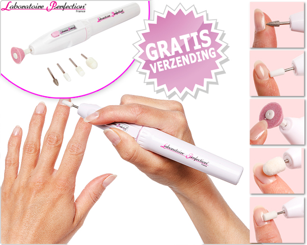 1 Day Fly Lady - Manicureset Met 5 Opzetstukken