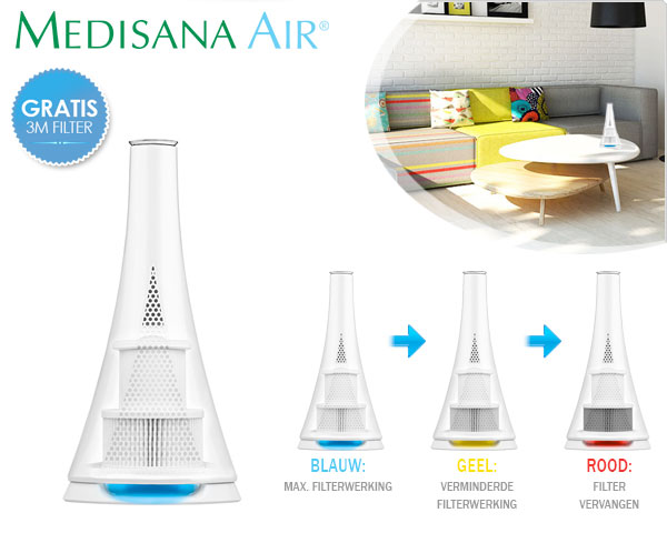 1 Day Fly Lady - Medisana Air Luchtreiniger: Overal Zuivere Lucht 1 Day Fly Lady - Medisana Air Luchtreiniger: Overal Zuivere Lucht