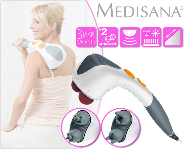 1 Day Fly Lady - Medisana Handmassageapparaat Voor Klopmassage En Warmtebehandeling