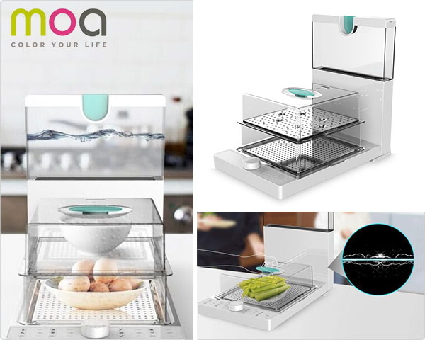 1 Day Fly Lady - Moa Design Opvouwbare Stoomkoker 1 Day Fly Lady - Moa Design Opvouwbare Stoomkoker