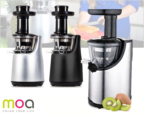 1 Day Fly Lady - Moa Design Slowjuicer In Drie Uitvoeringen 1 Day Fly Lady - Moa Design Slowjuicer In Drie Uitvoeringen