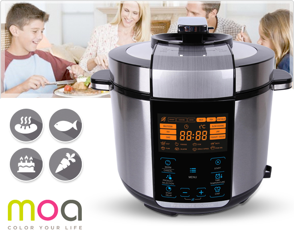1 Day Fly Lady - Moa Multicooker Voor Supersnel Koken 1 Day Fly Lady - Moa Multicooker Voor Supersnel Koken